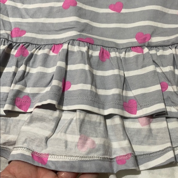 Gymboree 4 heart cotton dress hi low hemline euc - Picture 4 of 9